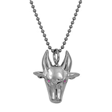 Load image into Gallery viewer, 0.26ct Genuine Round Ruby in 925 Sterling Silver KALI Tamaraw Pendant Necklace
